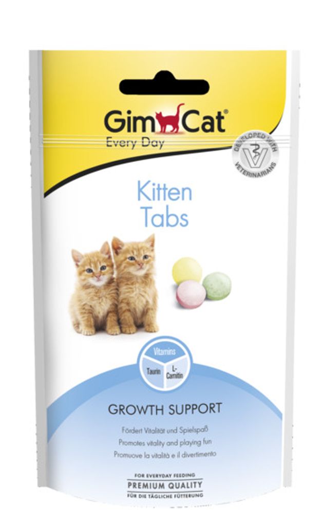 GimCat Kitten Tabs, Katzensnack für junge Katzen ab 6 Produktbild 