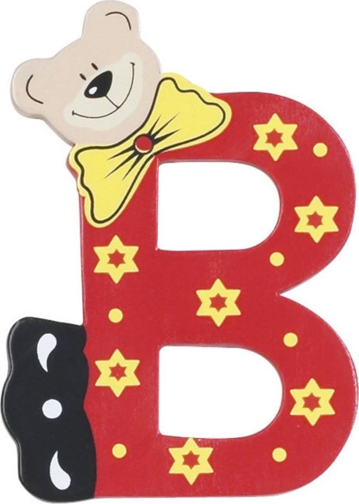 Playshoes buchstabe B B Bärenholz 10 cm