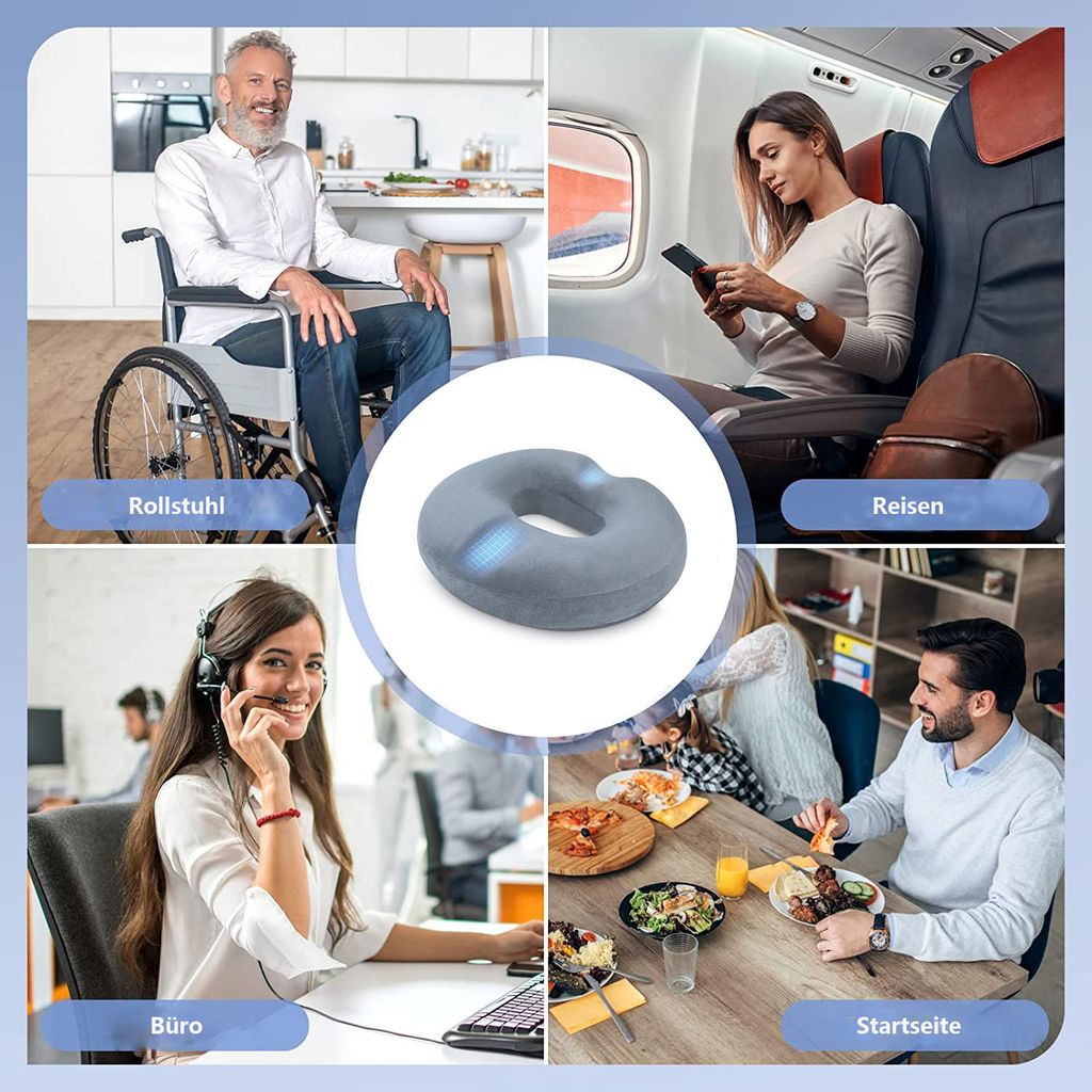 Donut Kissen Orthopädisches Sitzkissen, Ergonomisches Produktbild 4