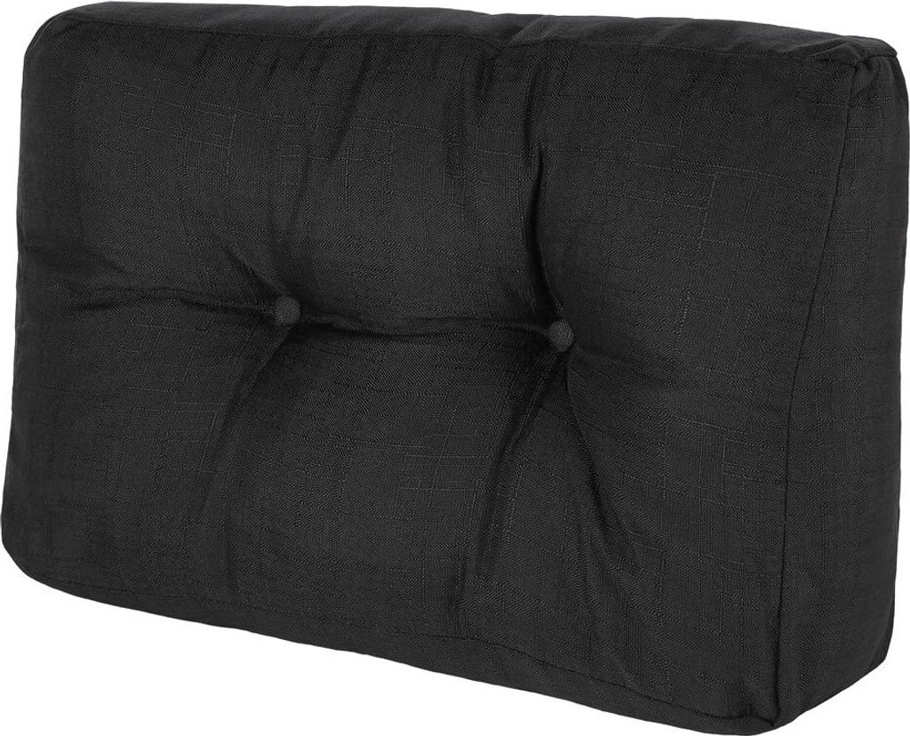 Palettenkissen Palettenauflage Sitzkissen Polster Rückenkissen 40x60x20 schwarz
