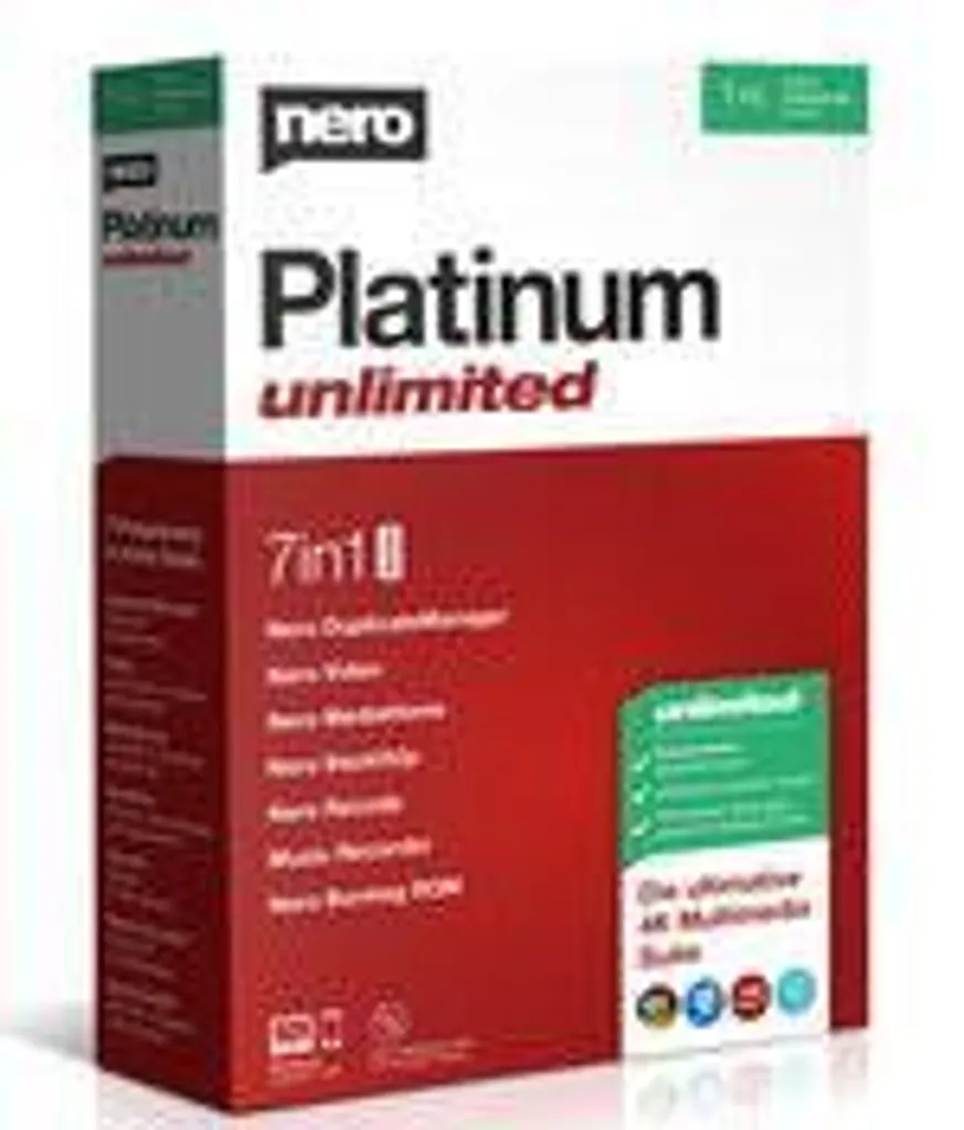 Nero Platinum Unlimited Suite 7-en-1 Multimédia Version CD-ROM - 3