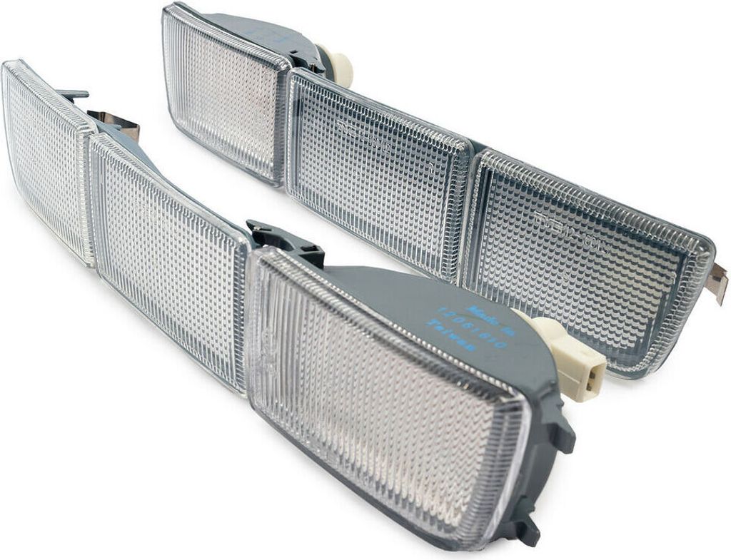 2x indicatori di direzione anteriori + coperture in bianco Immagine del prodotto 