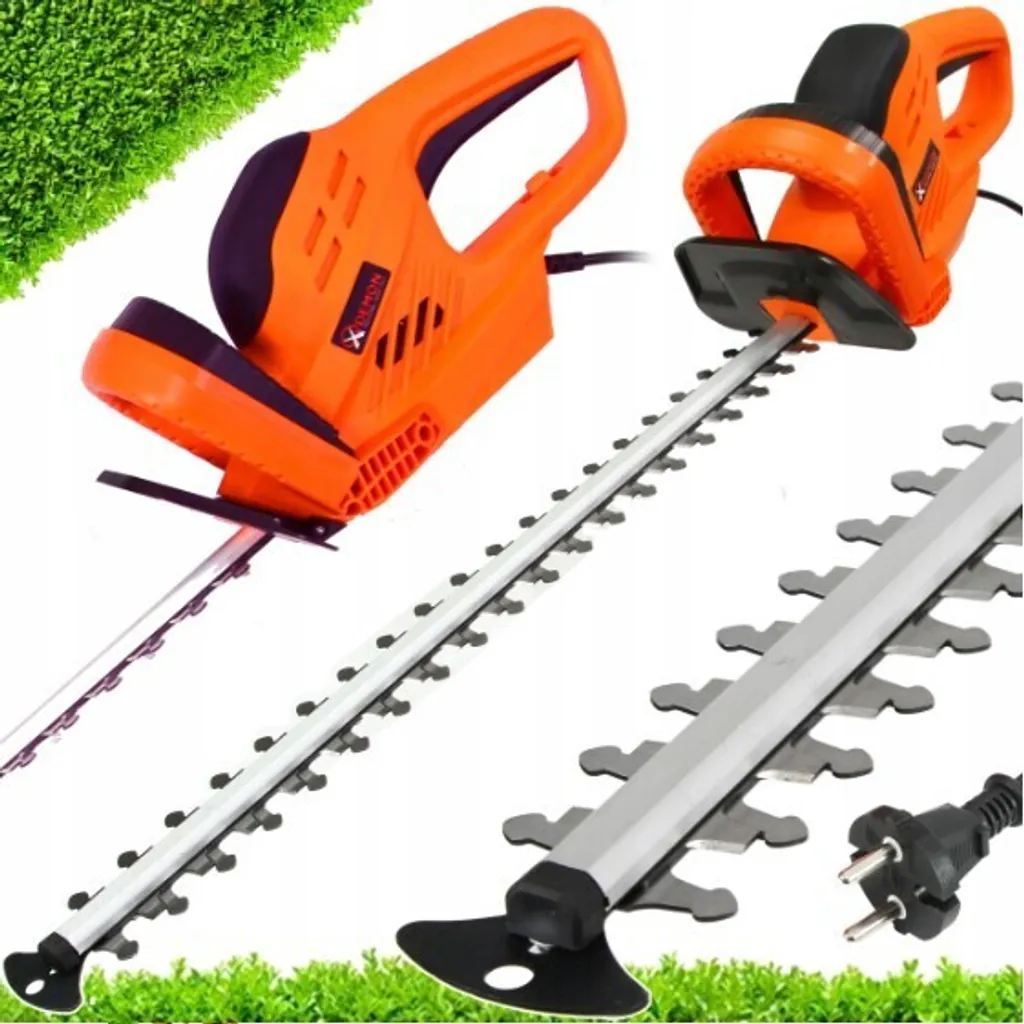Forbici elettriche per siepi 650 W Forbici per arbusti 61 cm di lunghezza di taglio Forbici per siepi e arbusti
