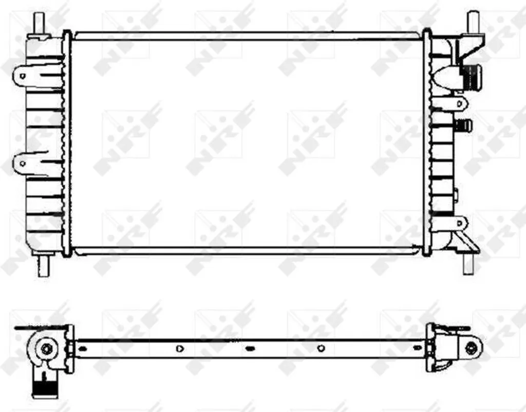 Évitez la surchauffe : Radiateur NRF 504437 pour Ford Escort et Orion
