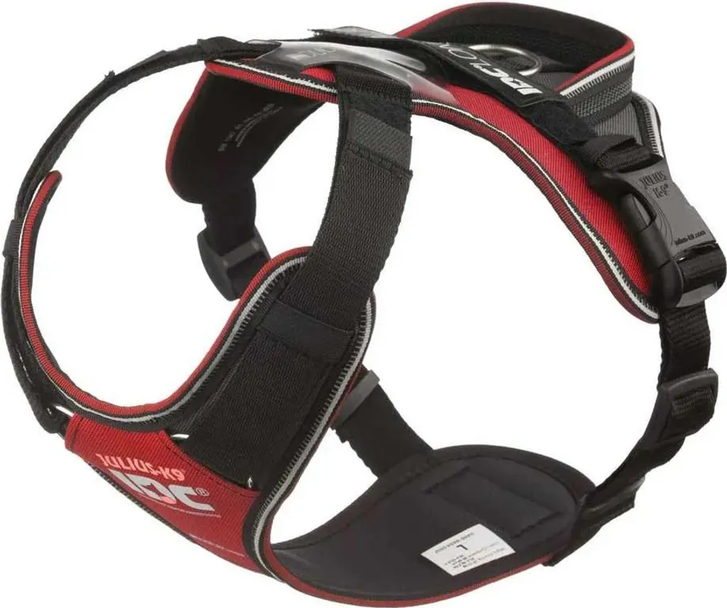 Julius K-9 IDC® Longwalk Nera XL-2: Pettorina Professionale per Trekking