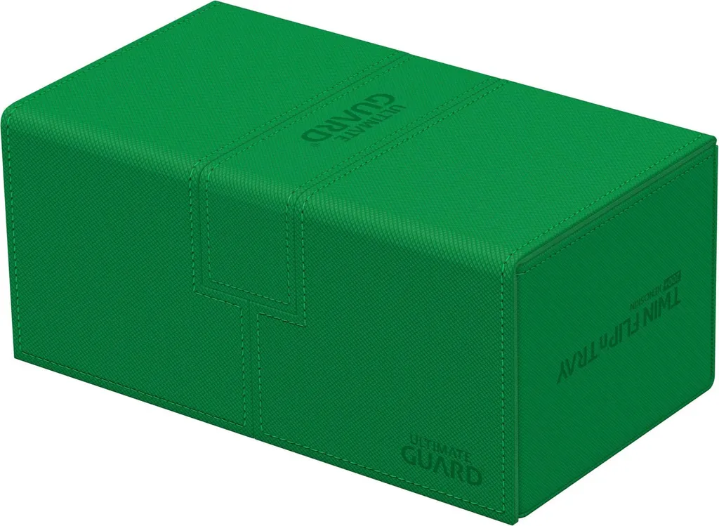Boîte rigide avec compartiment accessoires Ultimate Guard vert 200+ - 4