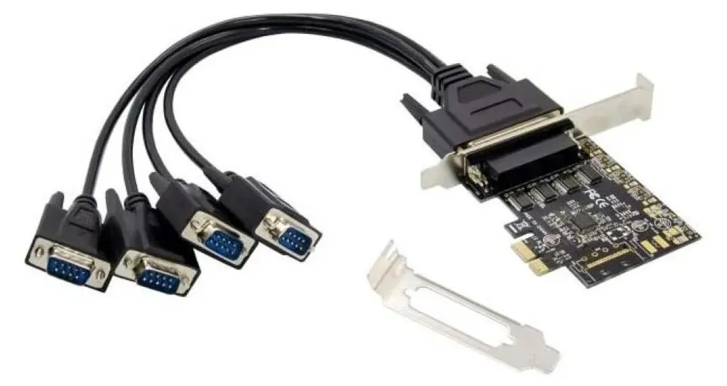 Carte de communication série 4 ports RS232 haut débit - 4