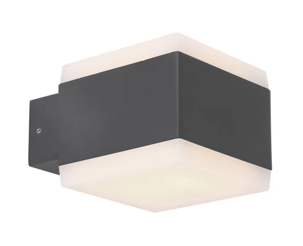 Applique Murale Extérieure LED RGBW en Aluminium Anthracite Design