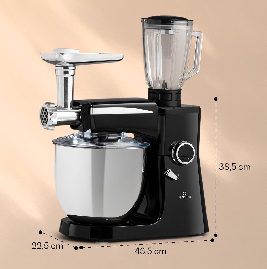 Klarstein Küchenmaschine, Universalküchenmaschinen, 3-in-1 Produktbild 8