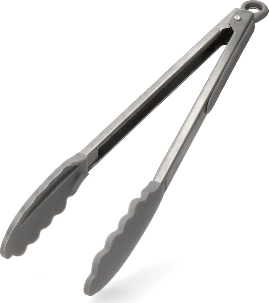 Kela SANTOS Küchenzange grau L35cm Fleisch-Zange Grillen Koch-Zubehör Nudeln