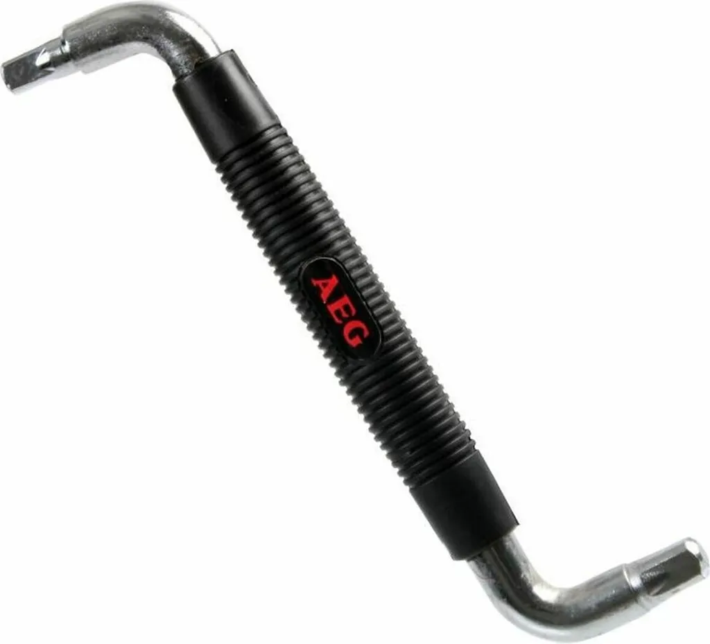 Cle de vidange AEG robuste en acier avec deux carrés de 8 mm et 10 mm