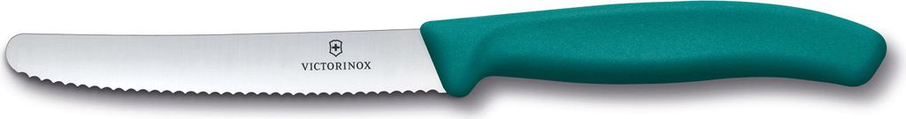 Victorinox Wellenschliffmesser grün 11 cm