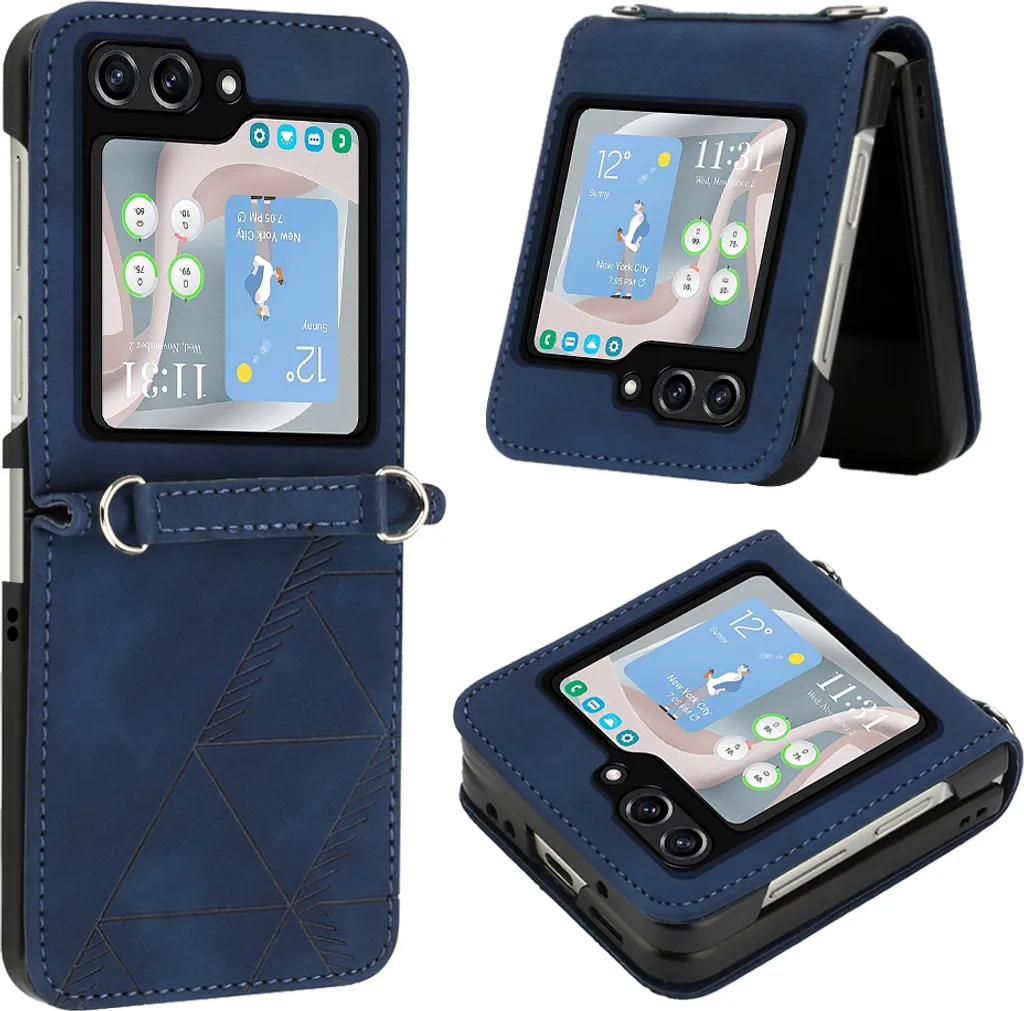 Custodia Portafoglio In PU Pelle Per Samsung Galaxy J5 2016 – Con Supporto E Slot Per Schede – Flip Case Magnetico – Colore Blu