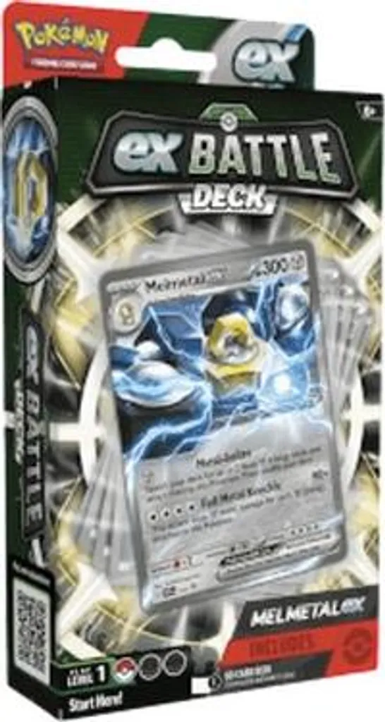 Melmetal ex Battle Deck Pokémon - Puissance Acier et Cartes Brillantes