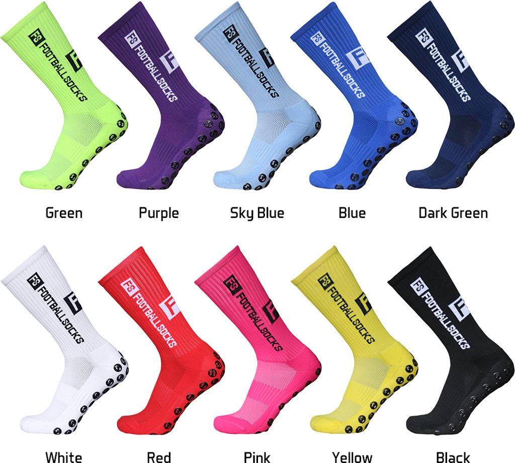 Futbalové ponožky 6 Pár Pack športové ponožky Non-Slip Obrázok produktu 8