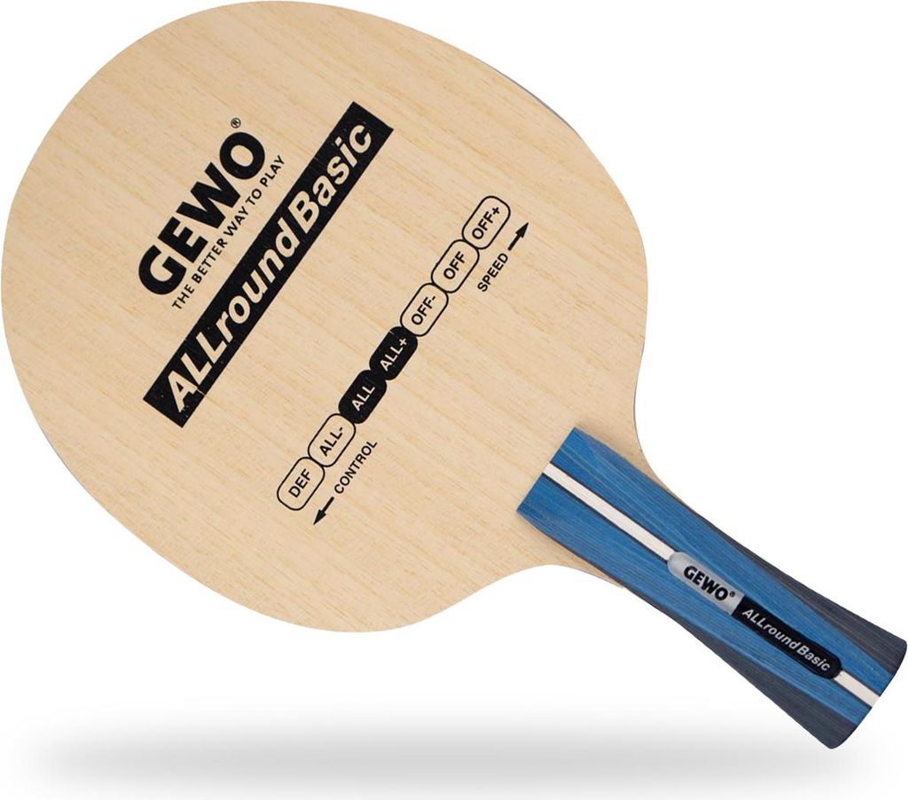 GEWO Tischtennisholz ALLround Basic gerade