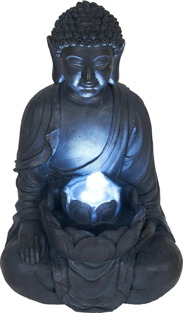 Ubbink SUNGAI - Statue Bouddha en polyrésine décorative pour jardin
