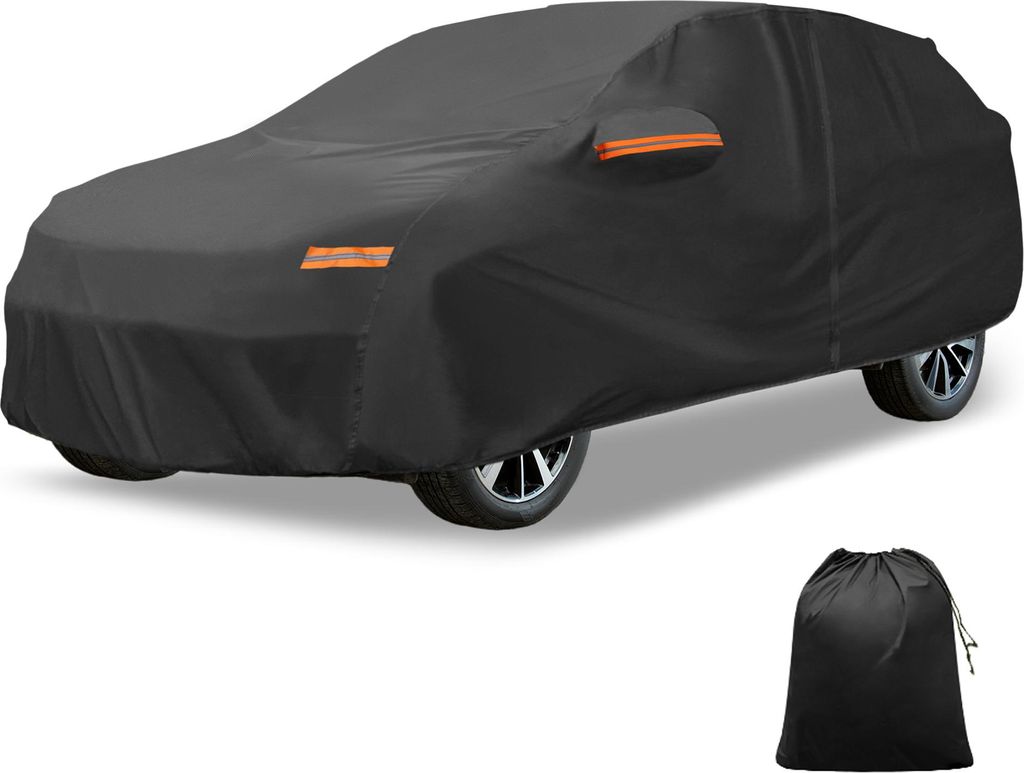 Autoabdeckung fš¹r Mazda CX-30 210D-PU Outdoor Vollabdeckung Autoabdeckung Alle Wetter Wasserdicht Winddicht Sonne Regen Schnee Schutz mit Fahrer...