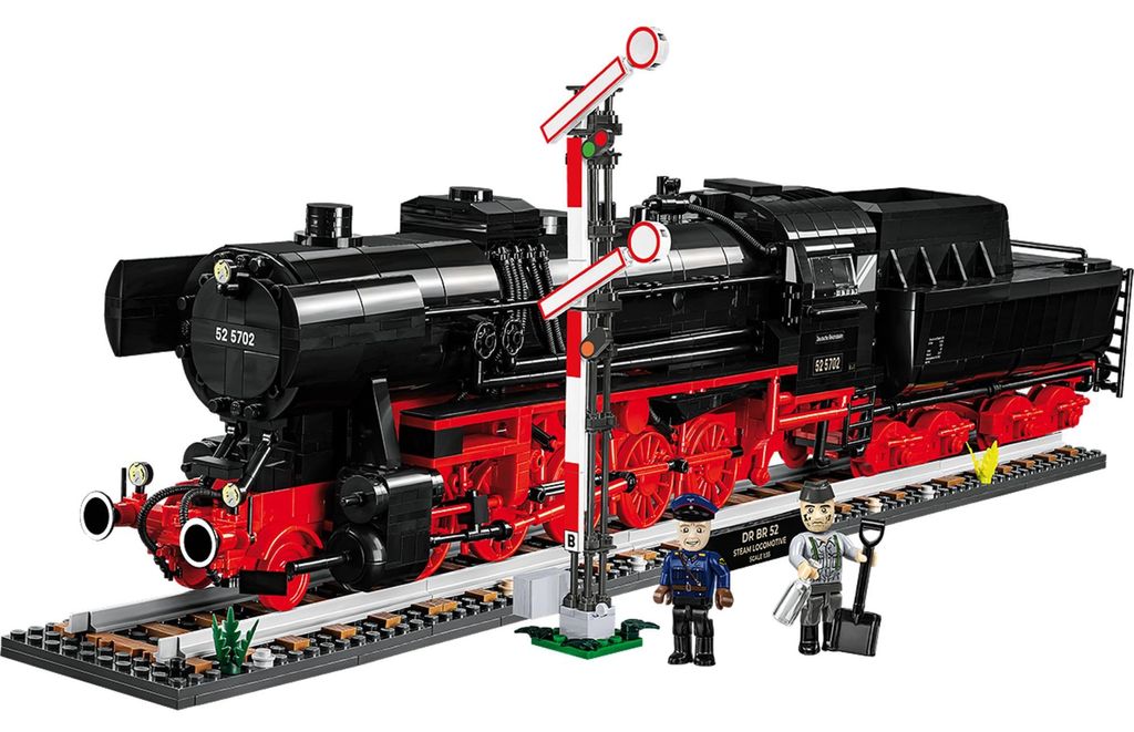 COBI DR BR 52 Steam Locomotive & Railway Semaphore  #6287 Produktbild 