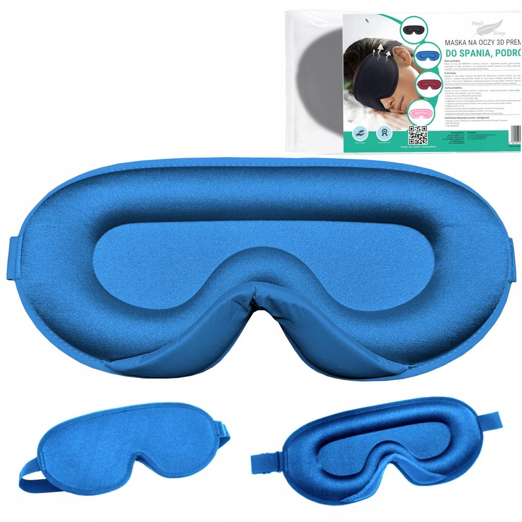 Augenbinde Zum Schlafen 3D Verdunkelungsmaske Einstellbar Produktbild 