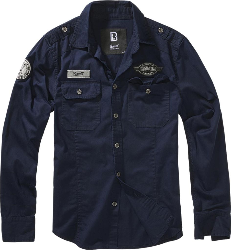 Brandit - LOUIS Vintage Hemd navy - 5XL