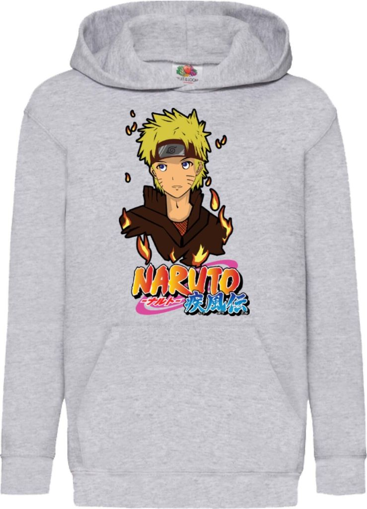 Kinder Kapuzenpullover Japan Manga Comics Anime Naruto Uzumaki 02 Var-032 Naruto Uzumaki, 5-6 Jahr - 116 / Grau