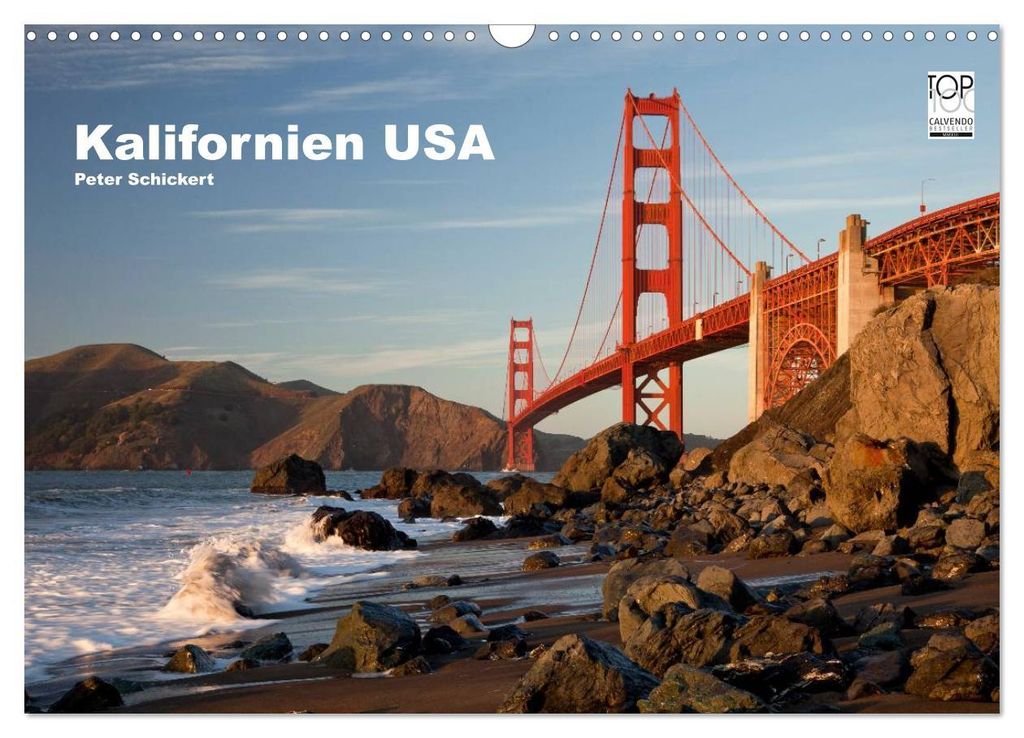Kalifornien USA (Wandkalender 2027 DIN A3 quer), CALVENDO Monatskalender