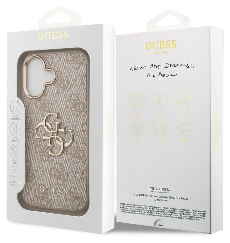 Guess 4g Big 4g Classic Logo Iphone 17 Handyhülle Rosa  Produktbild 
