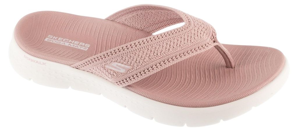 Skechers Go Walk Flex Sandal - Holly 141459-BLSH, Flip-Flops, Damen, Rosa