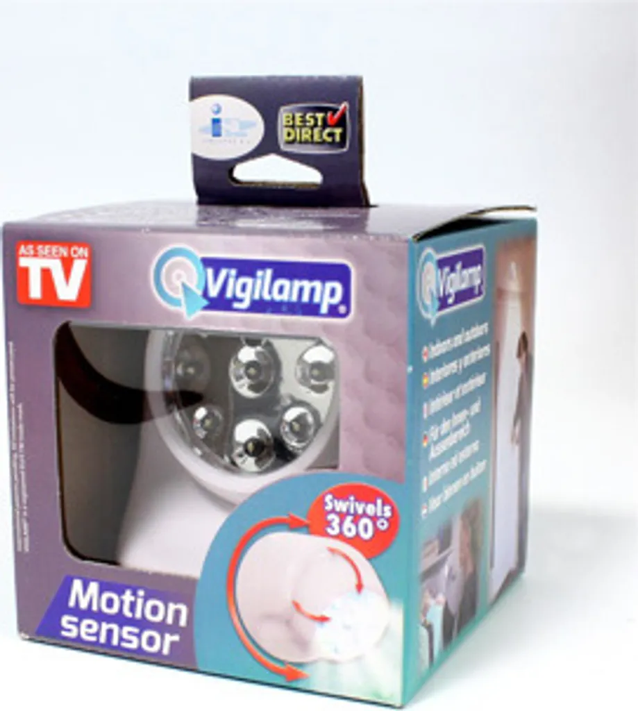 Lampe détecteur de mouvement magnétique à intensité réglable blanc chaud - 15