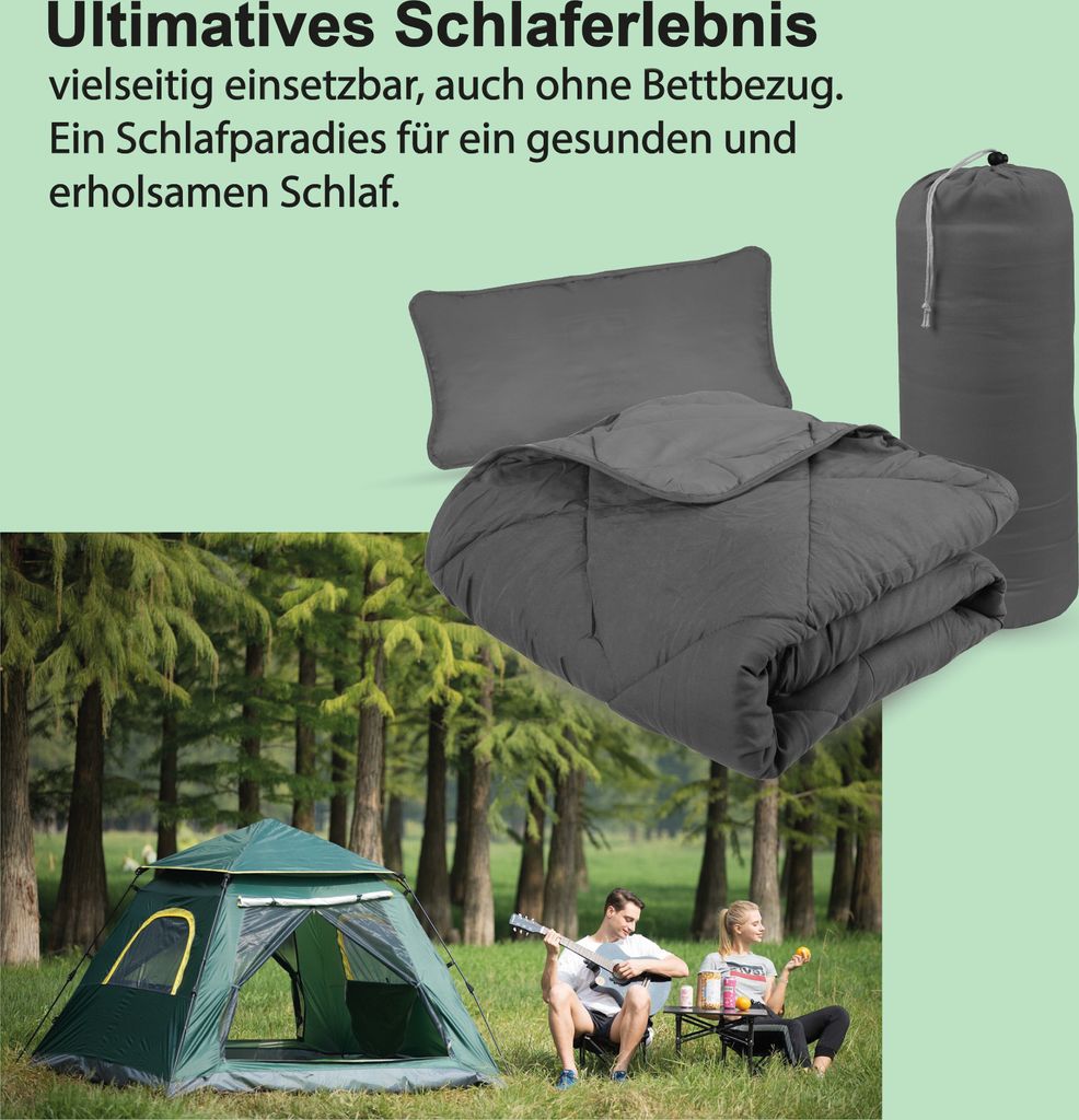 Sommer Reise Bettenset 2tlg (Stepddecke 135x200cm, Produktbild 4