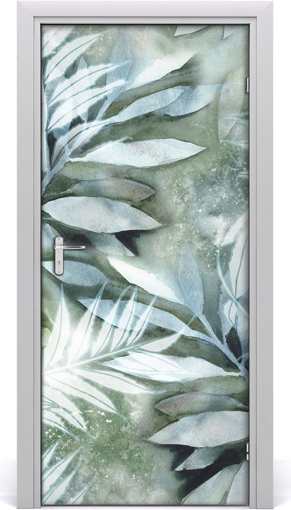 Tulup Türaufkleber 95x205 cm Dekorative Aufkleber Selbstklebend Wasserdichte Tapete Abnehmbar Schlafzimmer Wohnzimmer Wohnkultur - Blatt Furnier K...