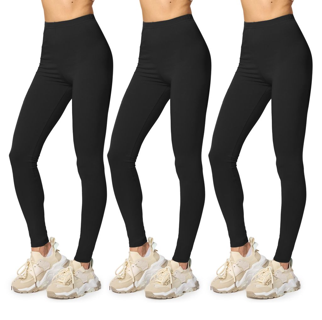 Merry Style Damen Lange Leggings aus Baumwolle Produktbild 