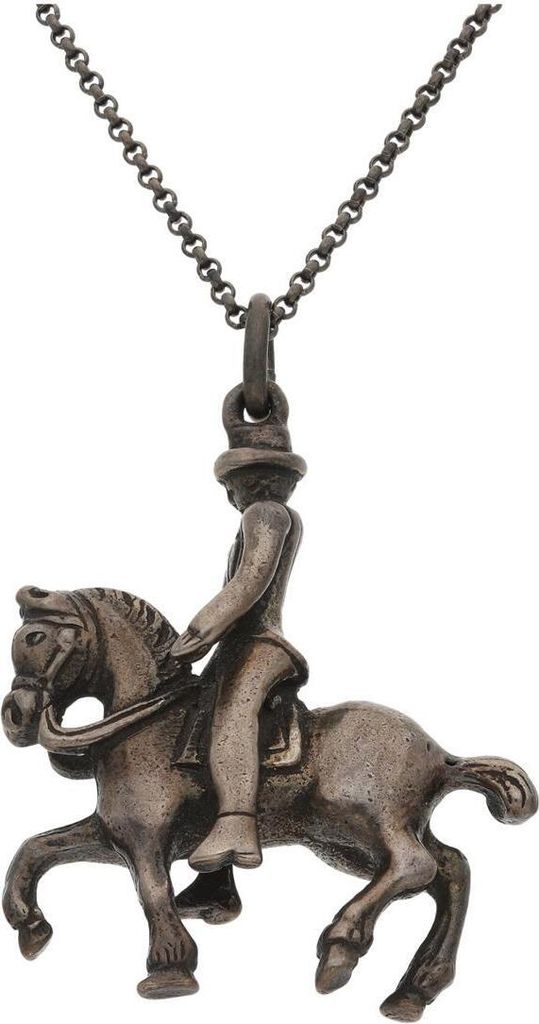 JuwelmaLux Trachtenanhänger Reiter mit Pferd 925/000 Silber, geschwärzt JL30-02-4346