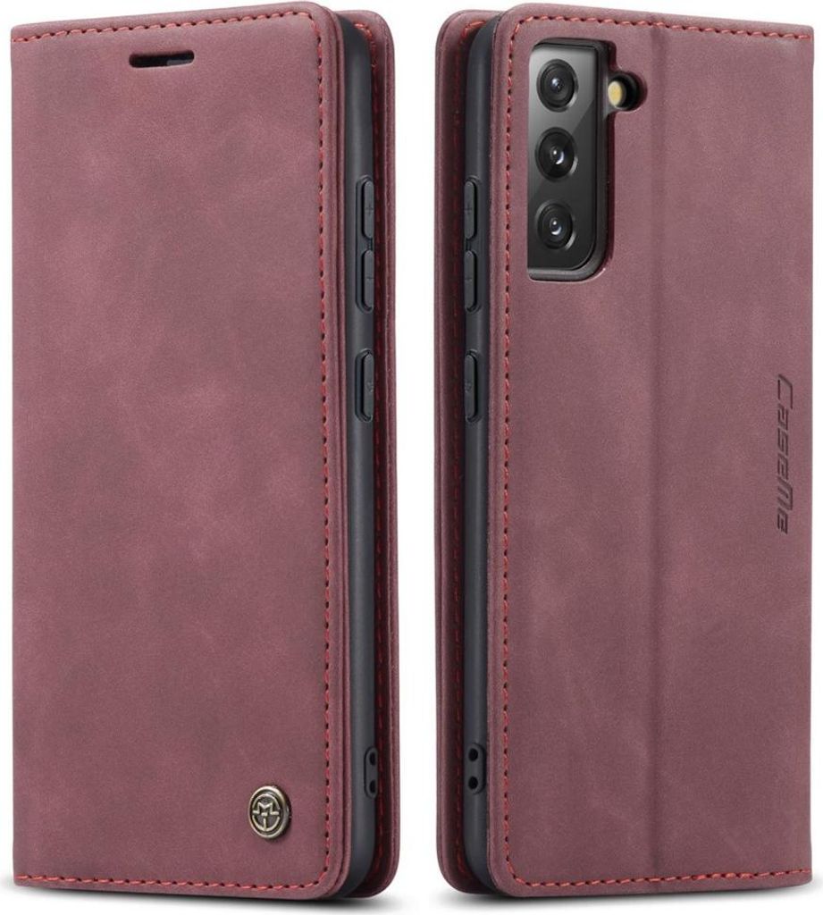 Samsung Galaxy S22 Hülle - CaseMe 013 Klapphülle - Bordeaux