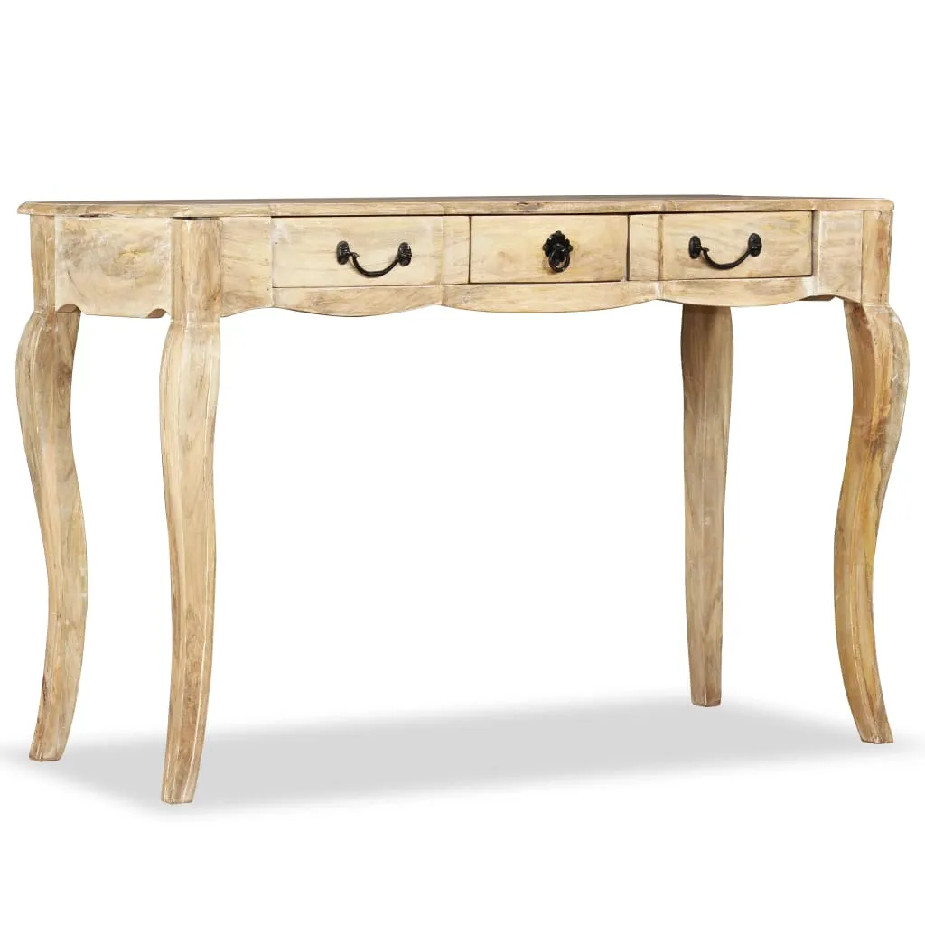 Table Console Stable en Bois Véritable pour Ranger et Décorer - 4