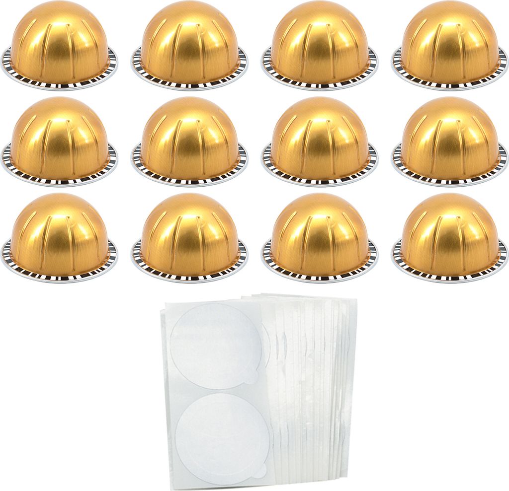 1 Set 80 ml/40 ml/150 ml/230 ml Kaffeekapselhülle DIY wiederverwendbarer Kaffeekapselbecher für Nespresso Vertuo 230 ml