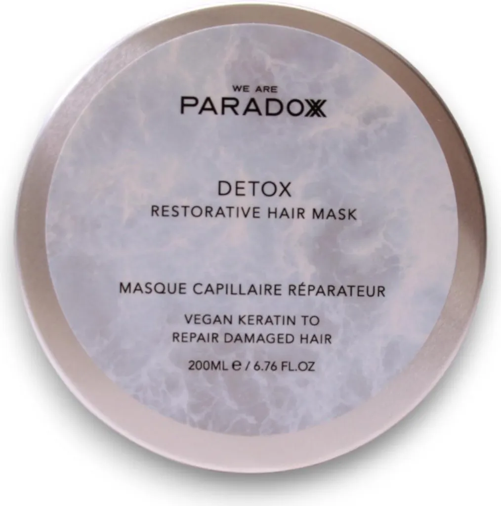 Traitement Capillaire Détox pour Cheveux Abîmés Masque Kératine Végane 200ml