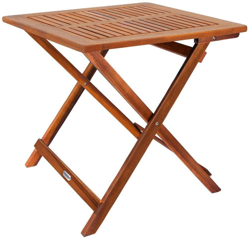 Tavolo quadrato 70x70 cm pieghevole in legno Impression Immagine del prodotto 