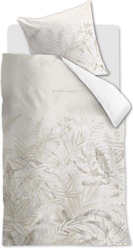 Rivièra Maison Baumwoll- Bettwäsche-Garnitur Soft Shades Farbe Natur Größe 155x220+80x80