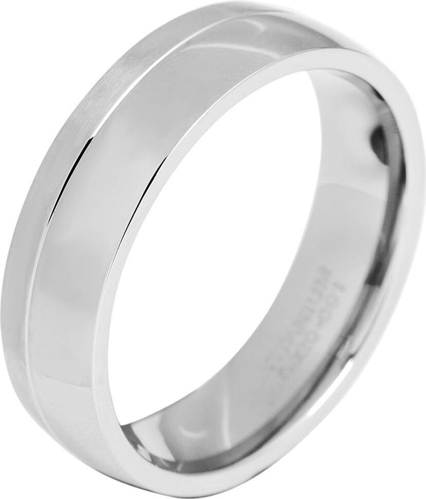 Akzent Partnerringe-Ring aus Titan
