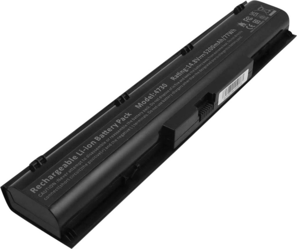 Avizar, Li-Ion Akku 14.8V 5200mAh für HP ProBook 4730s / 4740s Laptop, Schwarz