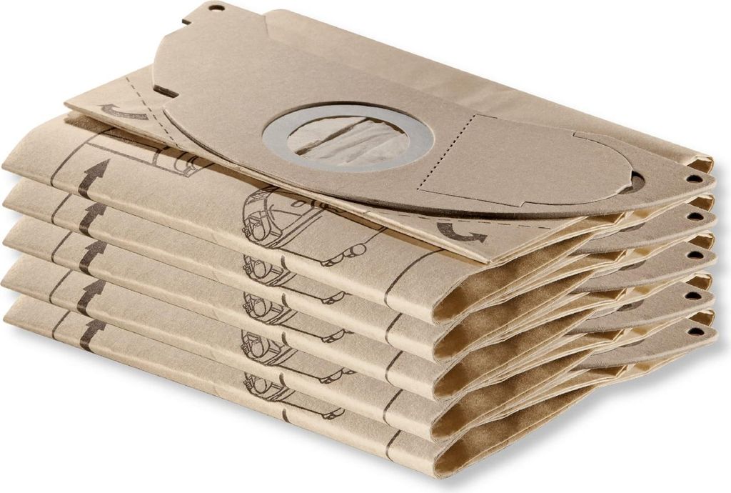 5 Original Kärcher Papier-Staubsaugerbeutel für SE 4001 *BR Staubbeutel