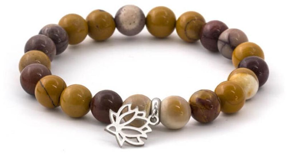Perlenarmband aus Mokait MINK118 / 17