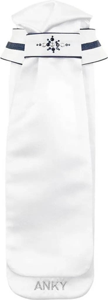Plastron ANKY Femme ATP21502 : Confort et Tenue Parfaite en Blanc Navy
