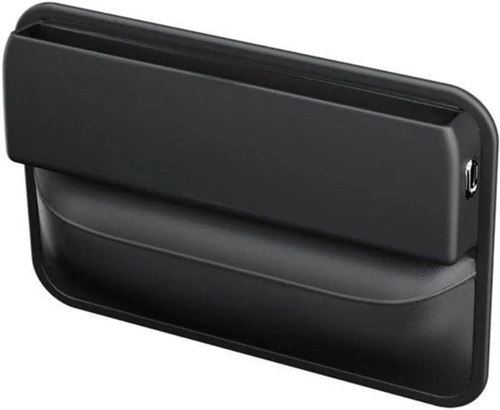 Organiseur de voiture en cuir PU noir étanche avec poches de rangement XL