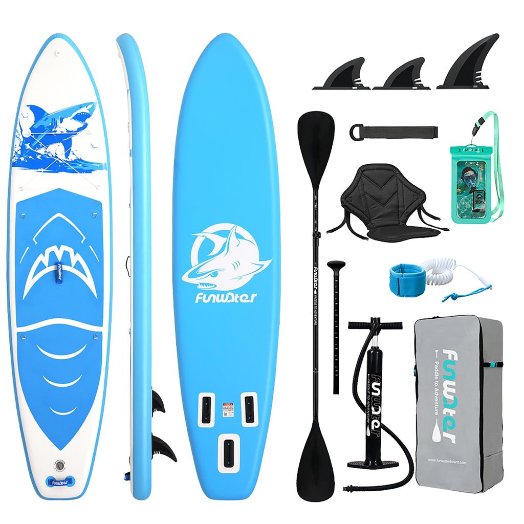FUNWATER Nafukovacie SUP doska 350 × 84 × 15 cm, nosnosť Obrázok produktu 