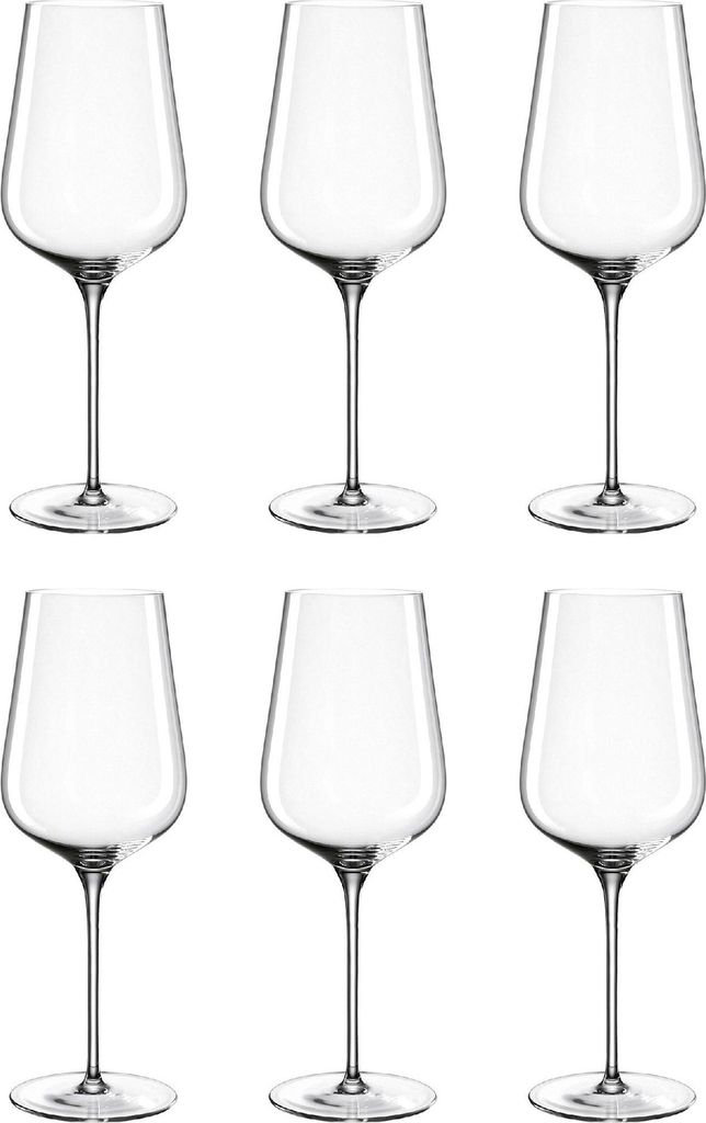 LEONARDO 066410 Brunelli Weißweinglas 580 ml, Teqton Glas, klar (6 Stück)