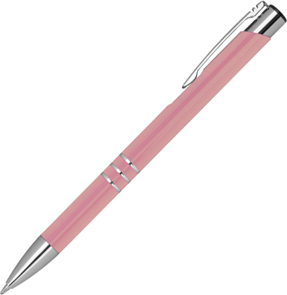 Kugelschreiber aus Metall / Farbe: rose' Produktbild 