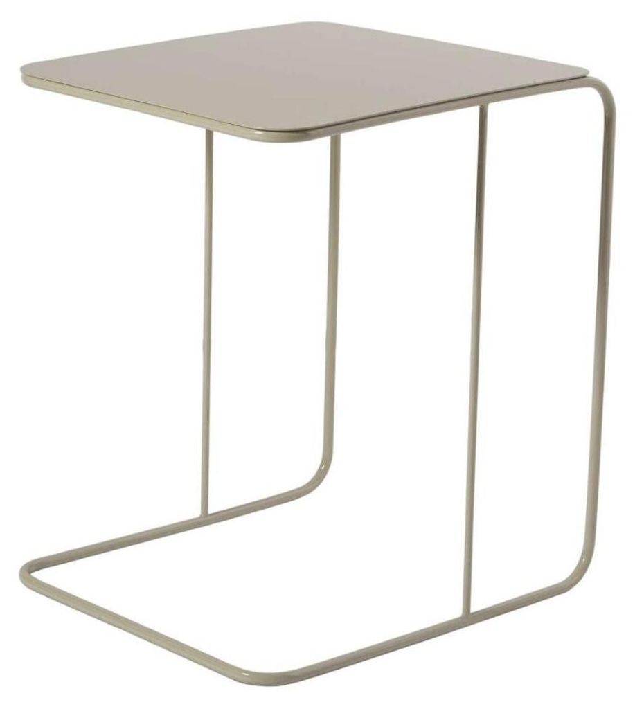 CALICOSY - Bout de canapé avec plateau en Métal H46 cm - Image du produit 